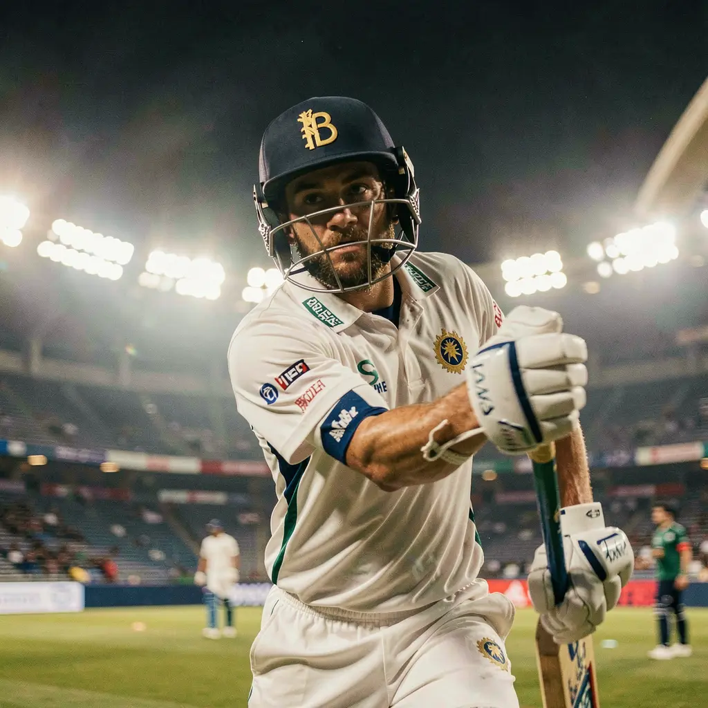 Dynamic moment during a professional cricket match with intense action and packed stadium highlighting the excitement of betting with 77KK in Bangladesh